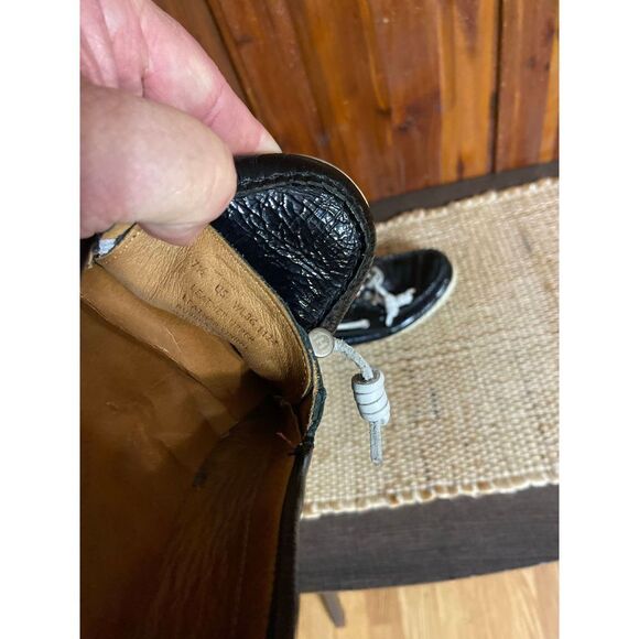 Hunter boots slip on patent leather boat deck shoes size 7.5 - Picture 7 of 11